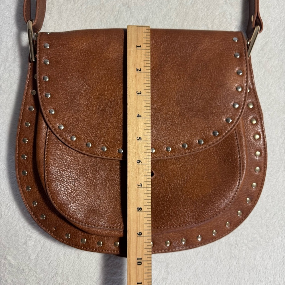 TORRID Brown Faux Leather Crossbody Bag, Western Boho Chic Crossbody - Picture 6 of 9